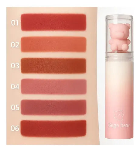 Labial Gege Bear Larga Duración Mate Lip Glaze Tono 1 · 18166 · foto 04