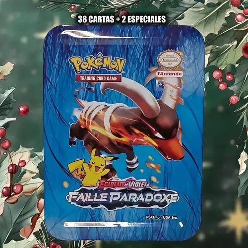 Lata Pokémon Importada 40u Faille Paradoxe con Especiales · 16741 · foto 01
