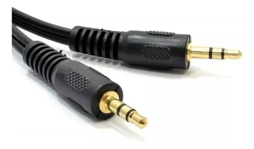Cable Auxiliar Mini Plug 3.5 Mm Macho de Audio 1,5 Metros · 14894 · foto 01