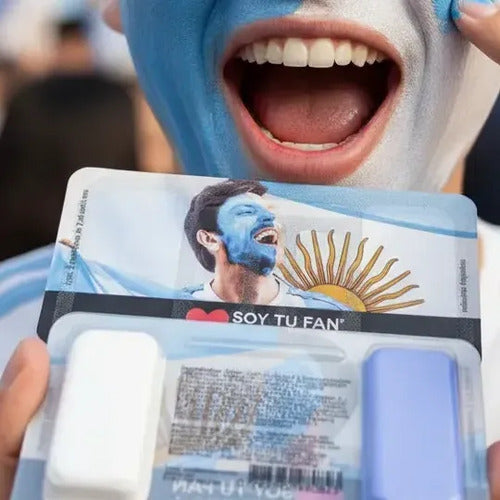 Kit Maquillaje Pintacara Selección Argentina Mundial de Fútbol x2 · 17536 · foto 04