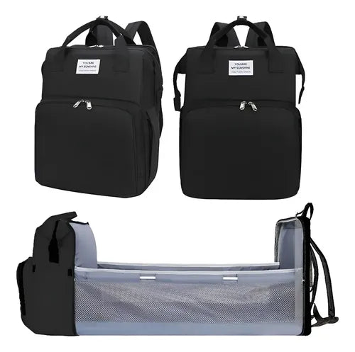 Mochila Maternal Convertible a Cuna Your Are My Sunshine Negra · 16586 · foto 07