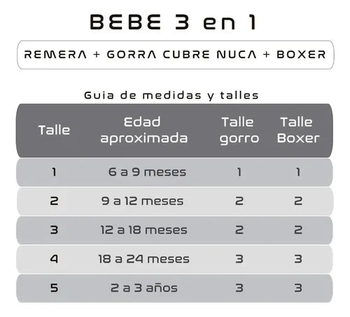 Remera con Protección UV Bebé Boxer y Gorra Cubre Nuca Flores Fucsia 6-9 Meses · 16638 · foto 04