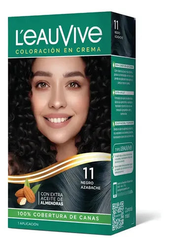 Coloración en Crema L'Eau Vive Tono 11 Negro Azabache 20g · 13622 · foto 01