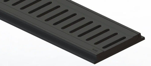 Rejillón Plástico Modular Negro 10x50