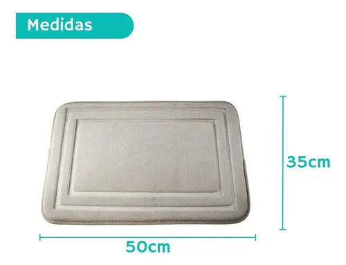 Alfombra de Baño Antideslizante Absorbente Memory Foam Beige · 15872 · foto 02