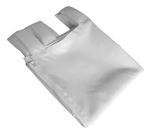 Cortina Ragazza Lisa 2 M X 1.35 Para Interiores Blanco