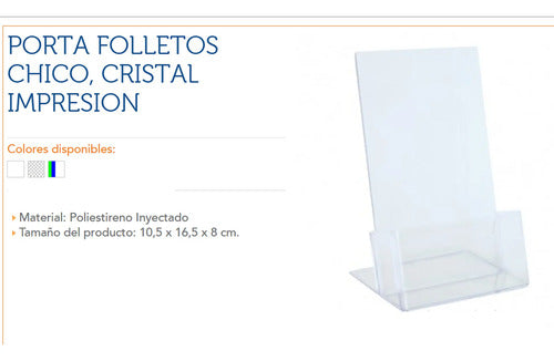 Porta Folletos Expositor Exhibidor 10,5x