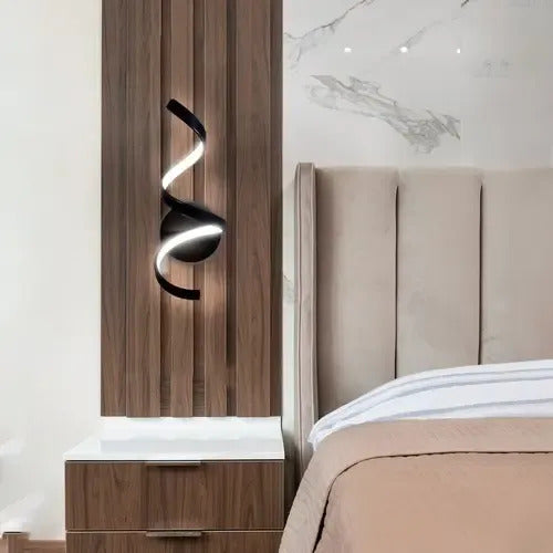 Aplique de Pared Enertech Twister Wall LED 20 W Gris · 6100 · foto 03