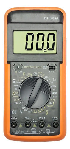 Tester Digital Multimetro Dt-9205a Capacímetro Voltímetro