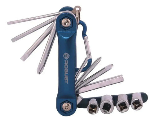 Multiherramienta Robust 12 en 1 Plegable y Portátil Azul · 16926 · foto 04