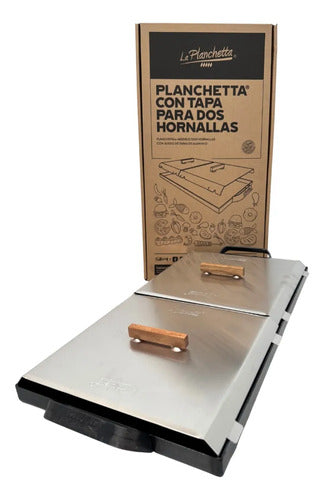 Plancheta Original 2 Hornallas Con Tapa- La Planchetta