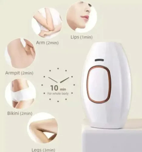 Depiladora Laser Ipl Definitiva + Kit 5 Niveles Negro Negro