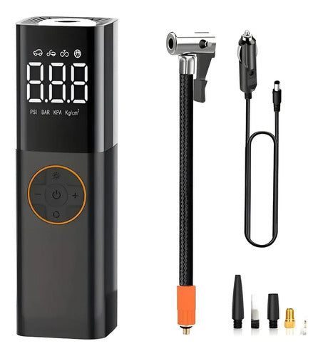 Mini Inflador De Aire Potente Portátil Newtek Para Auto Moto Bicicleta
