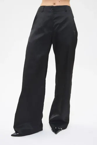 Pantalon Perla Negro Cher Mix De Mujer Poliester Negro 2