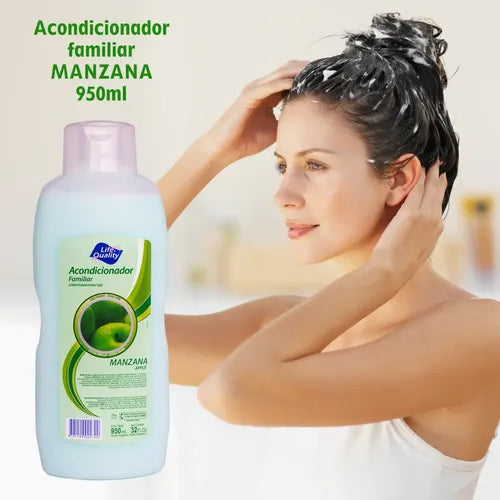 Acondicionador Manzana Familiar Life Quality 950 Ml