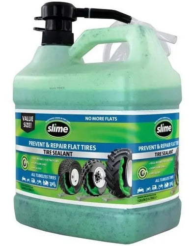 Slime Sellante Para Cubiertas 1 Galón (sin Cámara) + Bomba