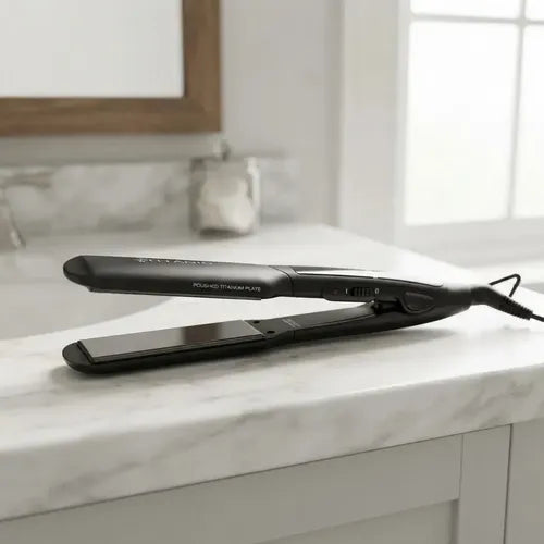Planchita Pelo Gama X Wide Titanio Profesional Placas Anchas Color Negro · 17228 · foto 06