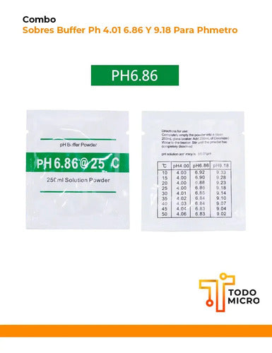Combo Buffer Ph 3 Sobres 4.01 6.86 9.18