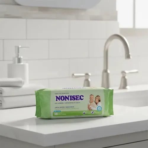 Toallitas Húmedas Nonisec para Adultos con Aloe Vera X 60 · 5509 · foto 03