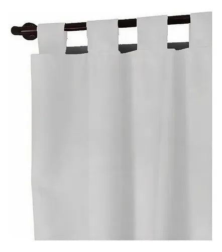 Cortina Blackout Touch Of Class Con Presilla Oculta 2x1,35 Gris Tiza
