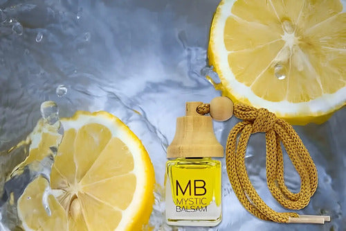 Mystic Balsam - Aromatizador Para Autos - |yoamomiauto| Color Naranja Claro Fragancia Limon Italiano