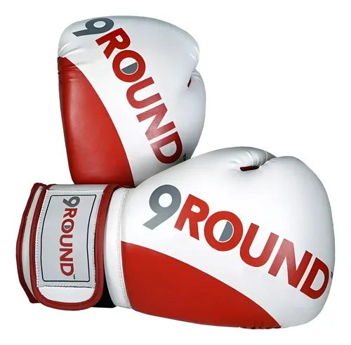 Guantes De Boxeo Boxing Box 9 Round Blanco Y Rojo Unico