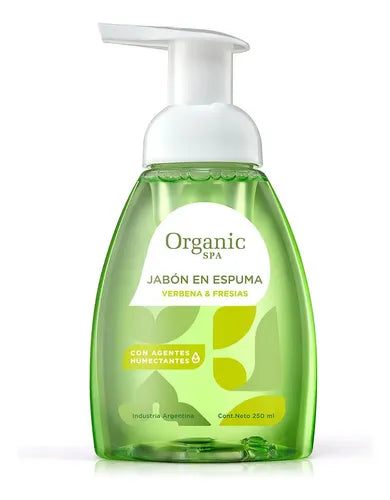 Jabón Líquido en Espuma X250ml Verbena Fresias Organic Spa · 17414 · foto 01