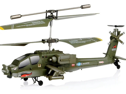 Helicóptero a Control Remoto Syma S109G Apache 3 Canales Verde Oscuro · 16808 · foto 01