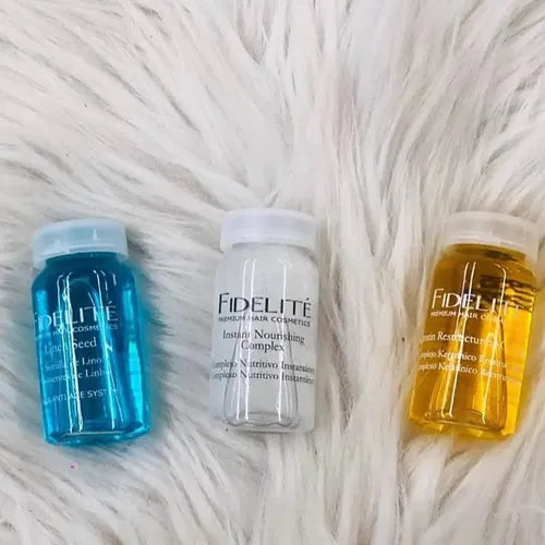 Kit Ampolla Fidelite Argan Reparador + Caviar Nutritivo X24u