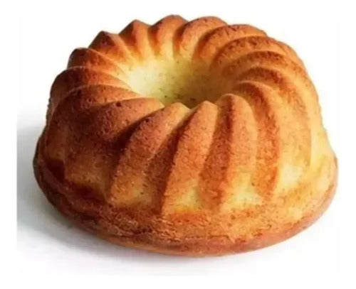 Molde De Silicona Antiadherente Para Repostería, Flanera Redonda De 20 Cm Multicolor