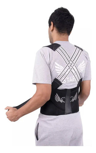 Chaleco Unisex Corrector Postural Modaking Negro Talle S