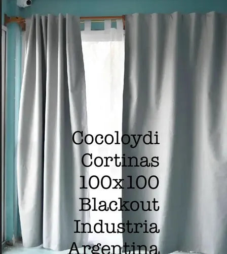 Cortinas Blackout Cocoloydi 2p 210x135 Presilla Verde
