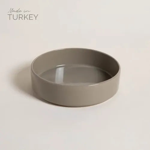 Bowl Ensaladera Net Vison Cerámica Gris Piedra 21x6cm Vison
