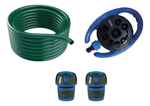 Kit Manguera Trenzada 25m + Acoples 1/2