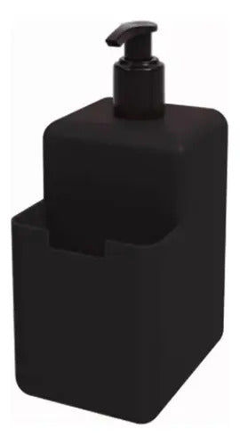 Dispenser Detergente Organizador Porta Esponja Cocina Coza Color Negro