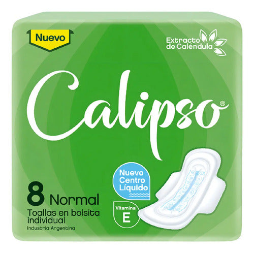 Toallas Calipso Normal Pocket 8 Toallitas