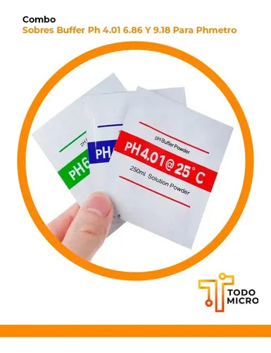 Combo Buffer Ph 3 Sobres 4.01 6.86 9.18