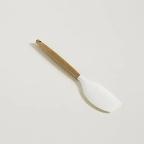 Espátula De Silicona Para Repostería Con Mango De Madera - Trendy Corner Cream Espatula Redonda