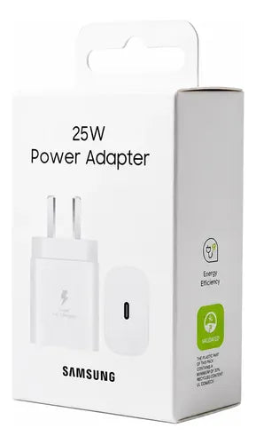 Cargador para Samsung 25W Carga Rápida USB-C A06 A56 Blanco · 11189 · foto 01