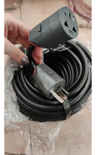 Cable Alargue Prolongador Reforzado 10m Negro · 16511 · foto 05