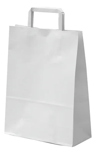 Bolsas Papel Envalar 25u Blancas 22x10x3