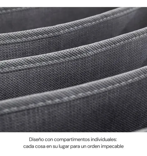 Organizador De Tela Para Ropa 9 Divisiones Armario Plegable