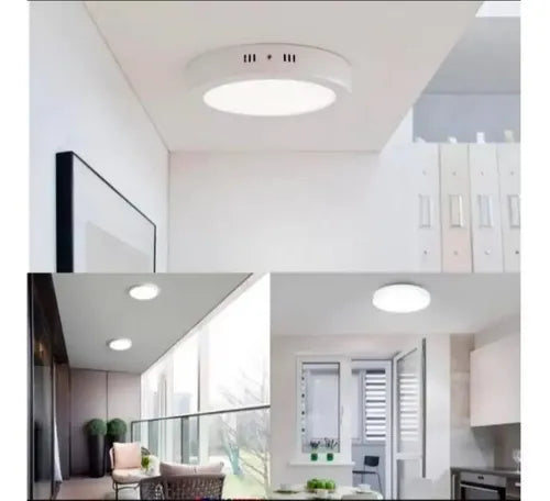 Plafon Led Candela 12w Luz Calida X5u Blanco Cálido