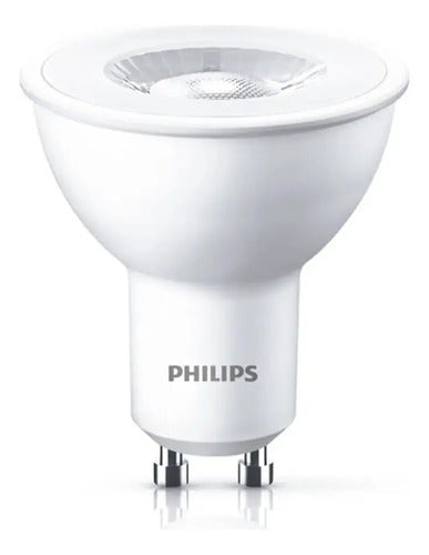 Pack X20 Lámparas Philips Led Dicroica Gu10 4,7w Luz Fria