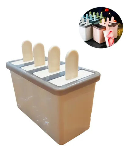 Molde Para Helado Unity X4 Con 4 Ranuras Cocina
