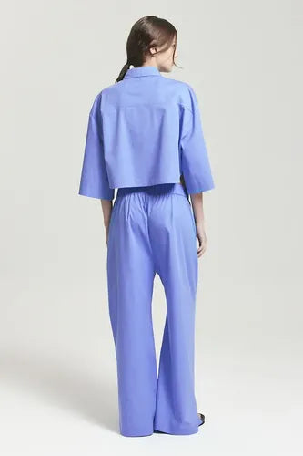 Pantalon Acerola Lavanda De Mujer Maria Cher Algodón Lavanda