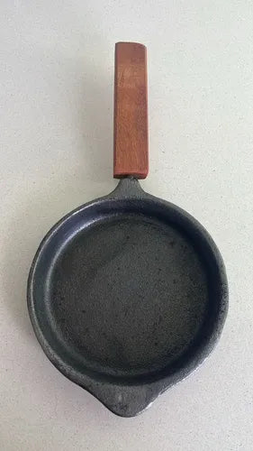 Provoletera Fundicion 16cm Mango Madera Parrilla Bbqarg