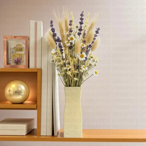 Florero Jarron  Nórdico Espiral Moderno Spyral | Deco Crema Crema