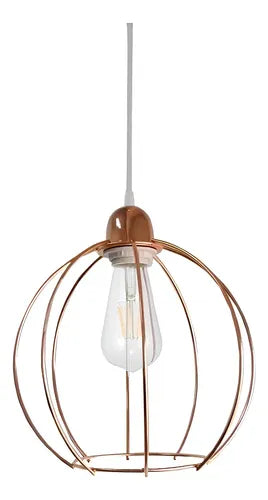 Lampara Colgante Ferrolux C-102 Ocre X2u