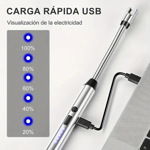 Encendedor Electrico Arq Bbq Usb Recarga